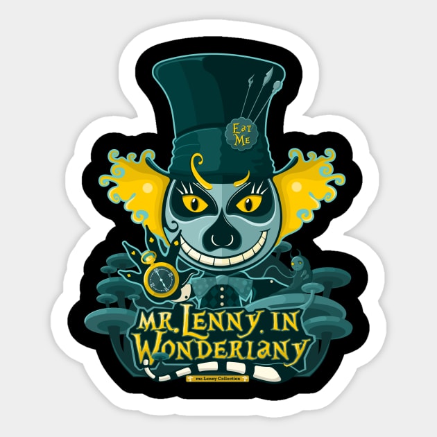 mr.Lenny in Wonderlany / original with logo Sticker by mr.Lenny Loves ...
